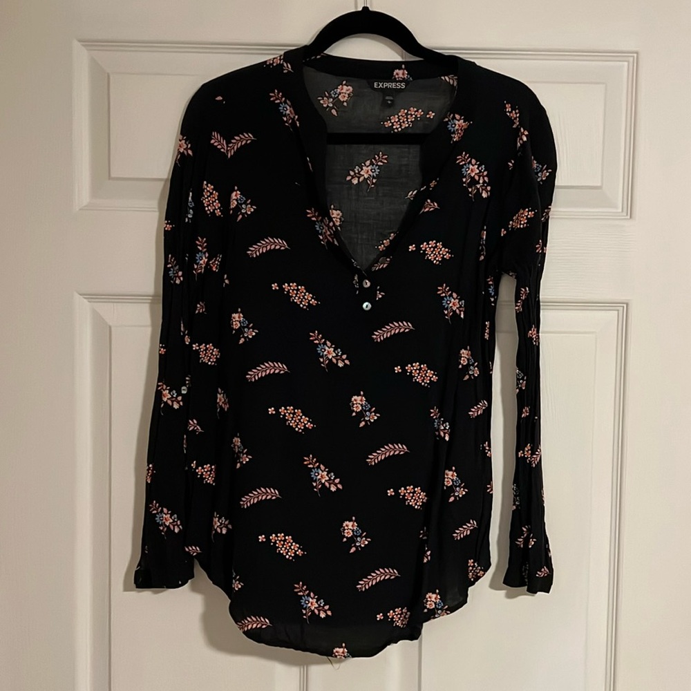 Express Long Sleeve Tunic Top